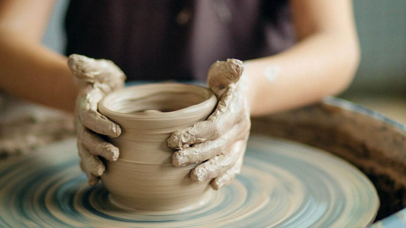 Party: Hand building Clay and Pottery Wheel - $350